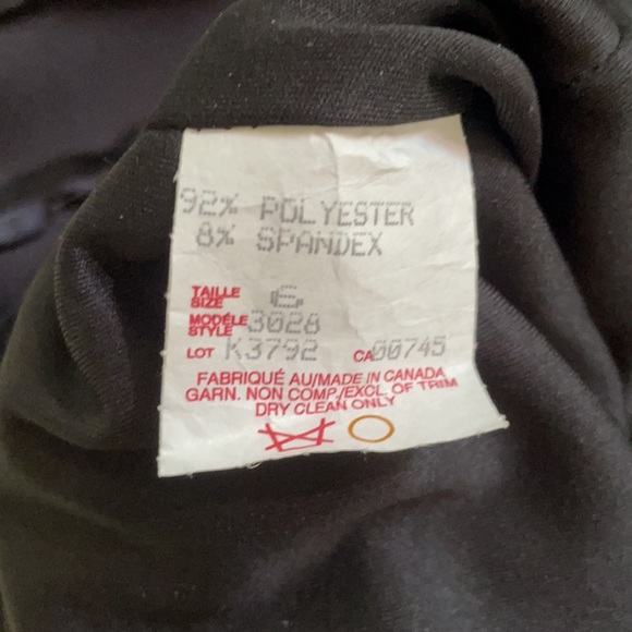 Caché Black and Mesh Striped Dress - Picture 6 of 6